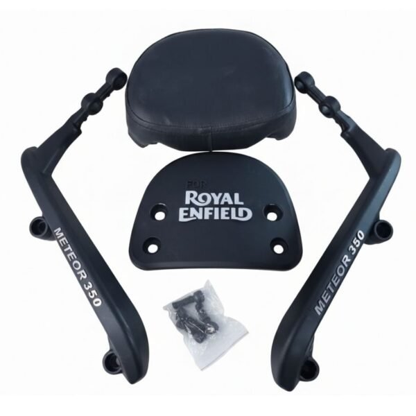 Meteor 350 back rest Royal Enfield Meteor 350 Back Rest – Comfortable Pillion Support